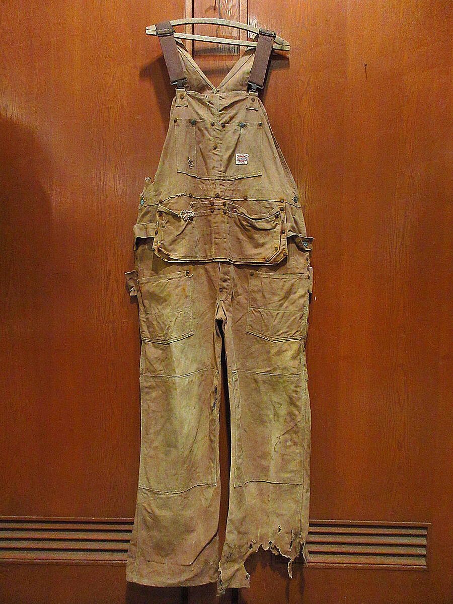 ビンテージ40's50's○Carharttハートタグエプロン付きダック