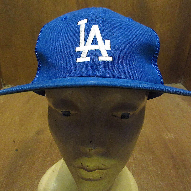 ビンテージ80's90's○ロサンゼルス・ドジャーススナップバックメッシュ