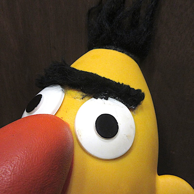 ビンテージ70's○バートソフビハンドパペット○251101n7-dollセサミ