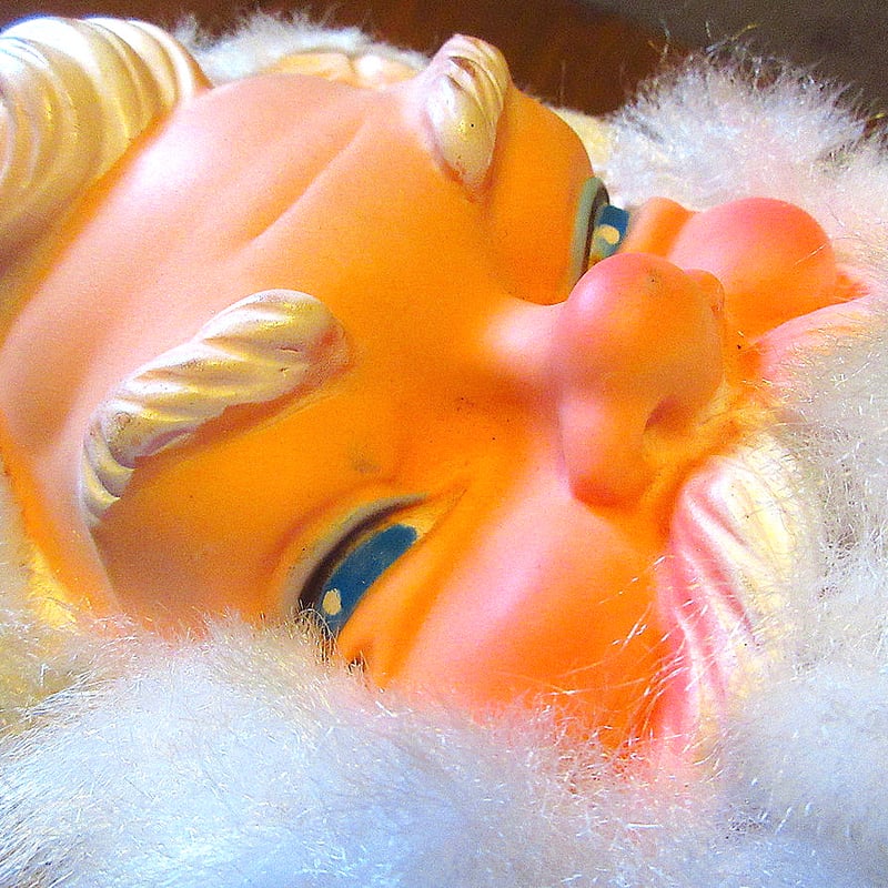 ビンテージ50's○ラバーフェイスサンタクロースラージサイズドール