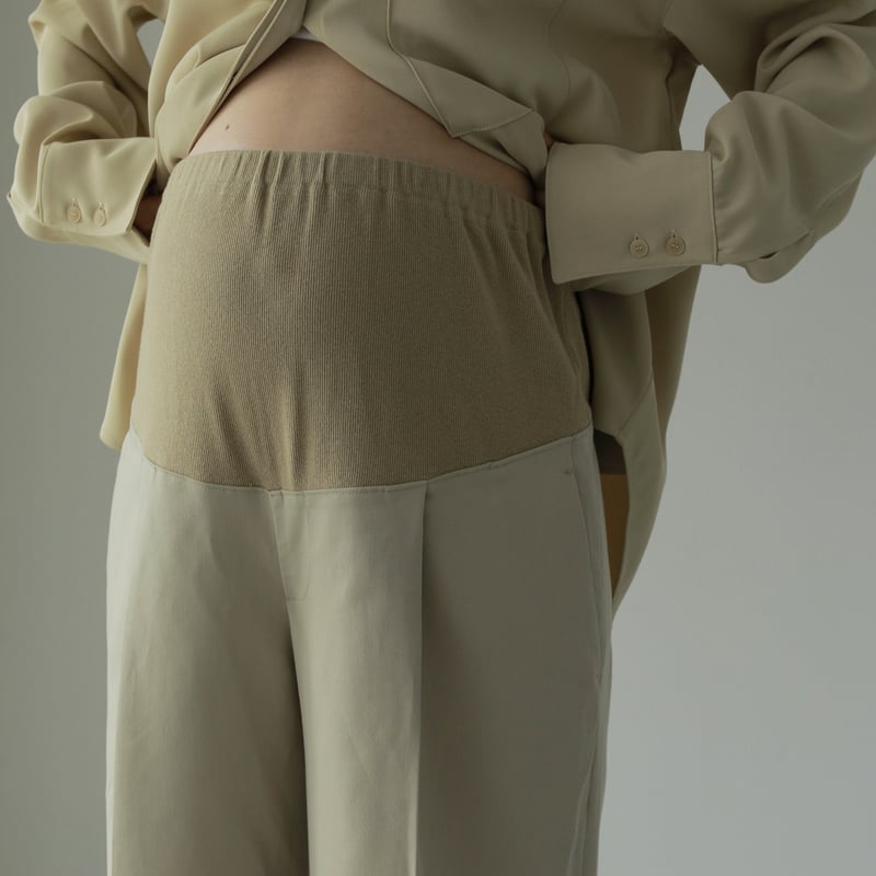 anuke】Reha.Tuck Wide Pants(マタニティ) | Selectshop