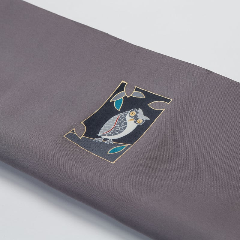 塩瀬地 染め九寸名古屋帯 アニマル柄 お仕立代込み | 四十瀬屋｜小河原