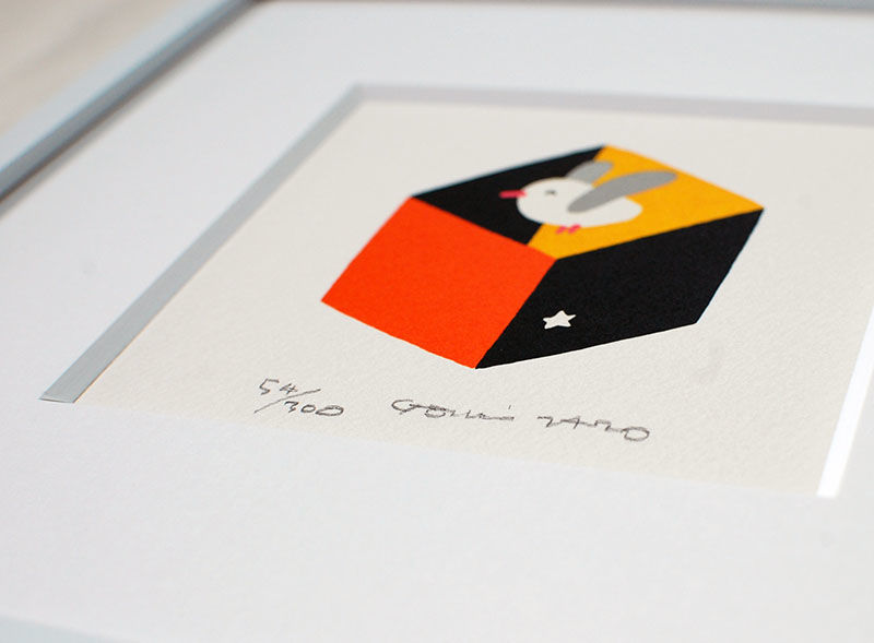 版画 五味太郎 「ことりさん」 ※著者直筆サイン入り | 五味太郎