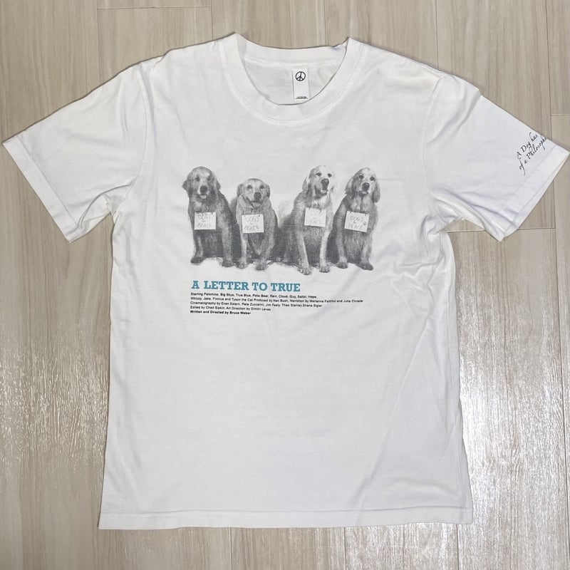 BRUCE WEBER 半袖Tシャツ A LETTER TO TRUE 古着】BRUCE WEBER「A