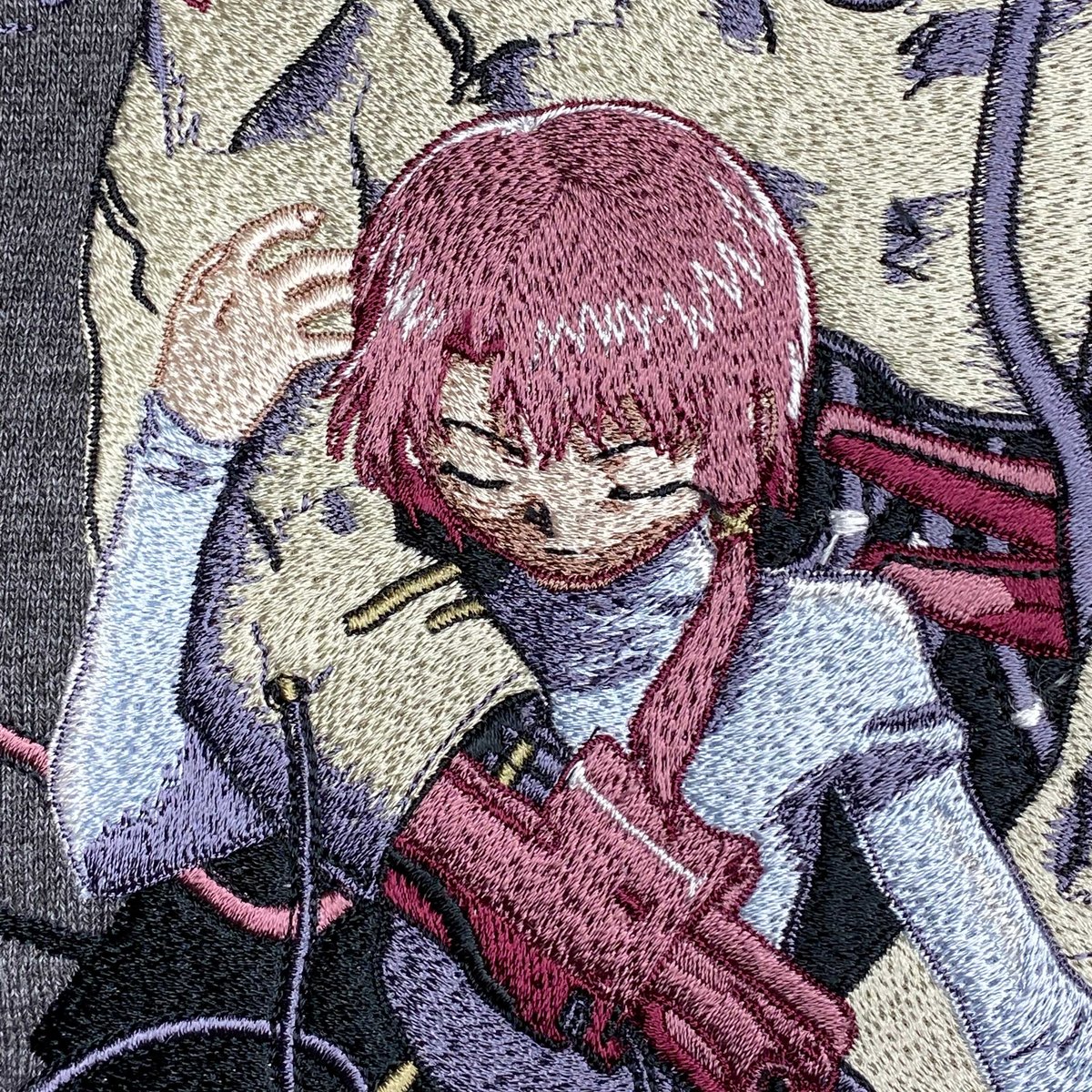 serial experiments lain × messa 】DC1051 刺繍ジップパ