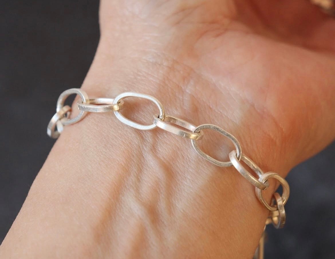 KA-058 カレンシルバー チェーンブレスレット | EREN gemstones