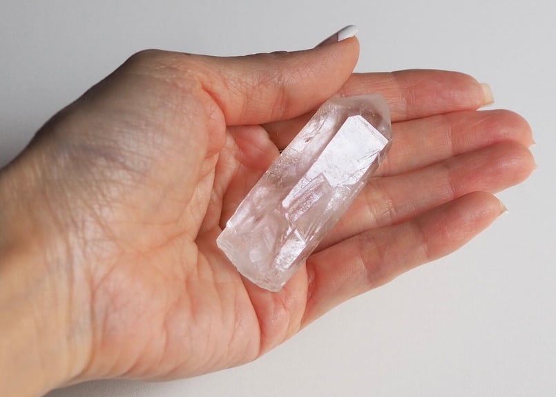 タンザニアマスタークリスタル】モンドクォーツ ウィンドウ＆タイム