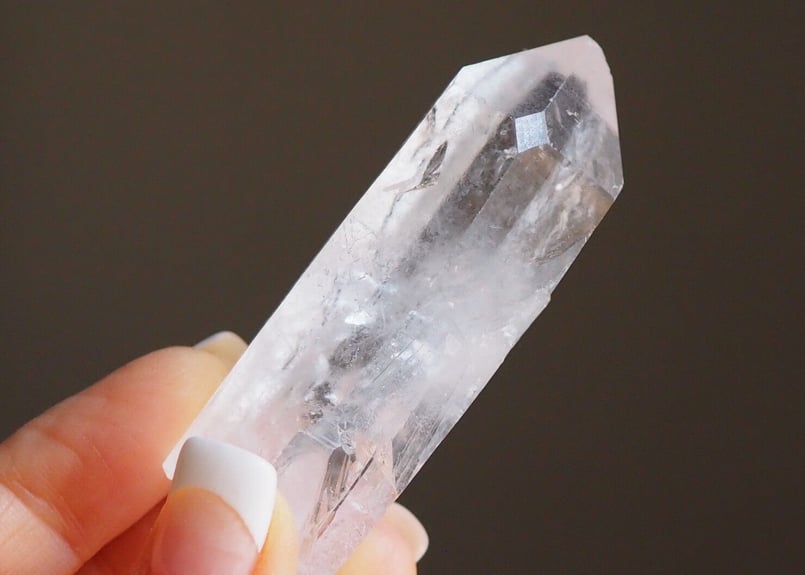 タンザニアマスタークリスタル】モンドクォーツ ウィンドウ＆タイム