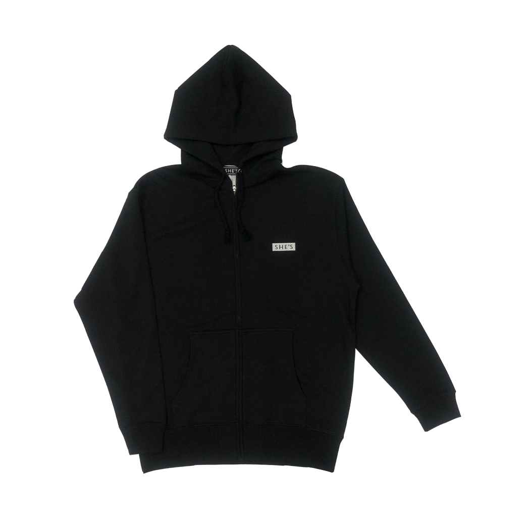 一回着用】【Lサイズ】【黒夢】【ブラック】【ジップアップパーカー