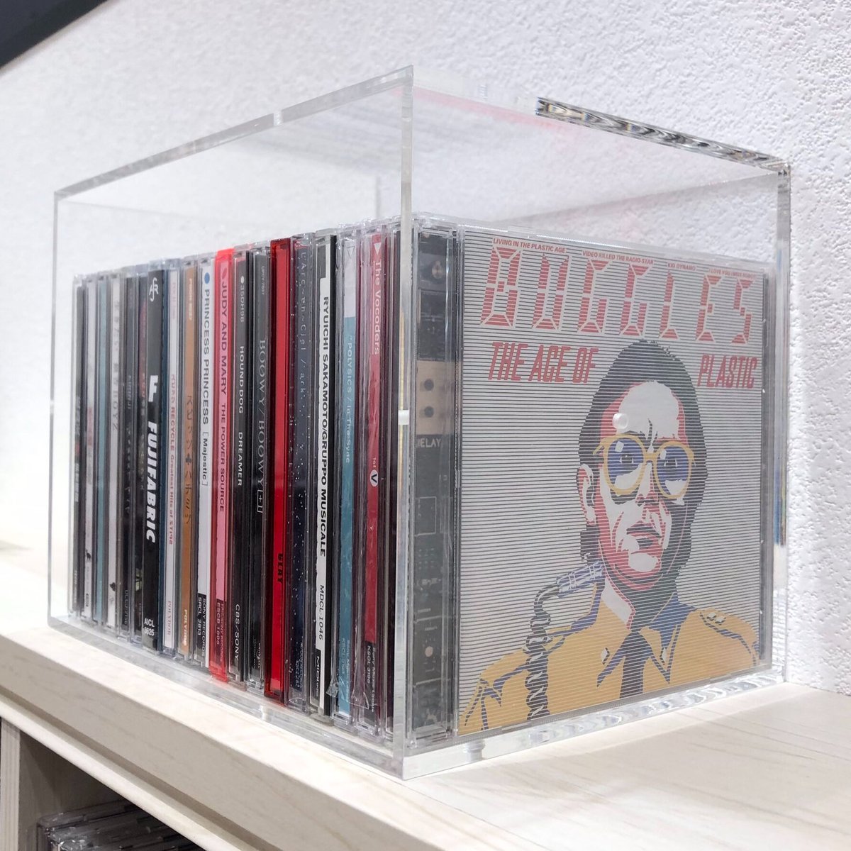 CD/DVDアクリルラック DUCD CLBOX | diskunion CDレコードアクセサ