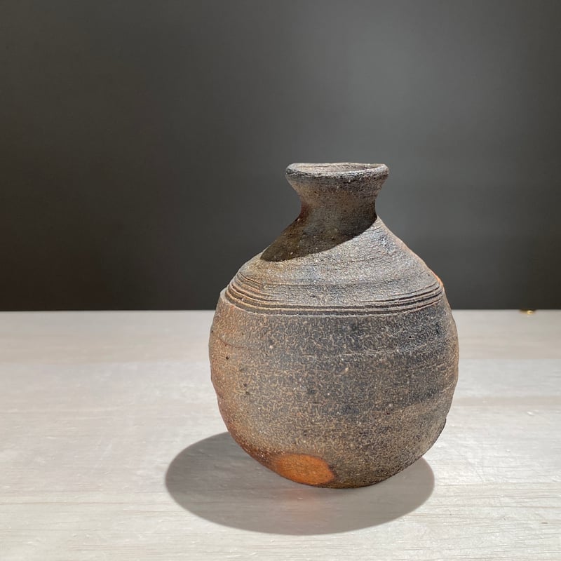 2505-20 備前窯変直線文徳利 佐藤雅國 | ryoisseki-online by うつ