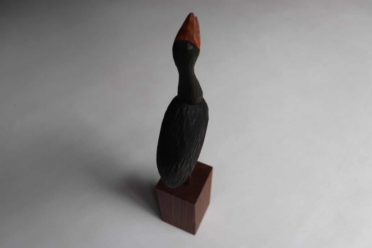 鳥の木彫（苔むす木工） | FALL