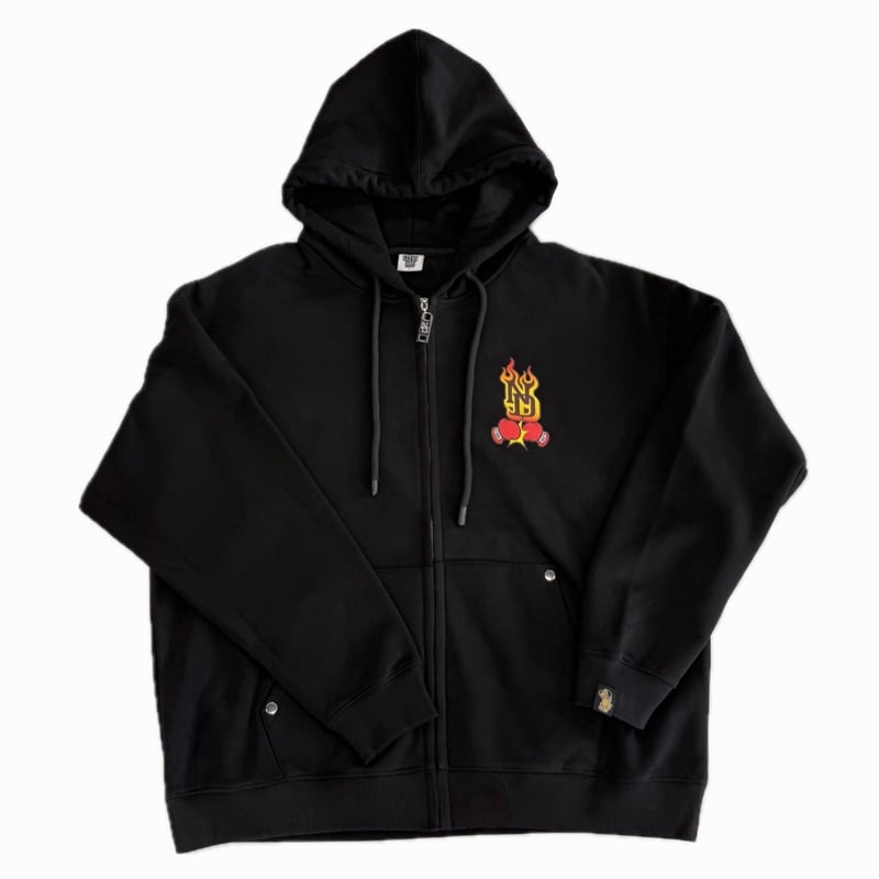 Tenshin×Nasty ZipHoodie(Black) | NastyDog Onlin