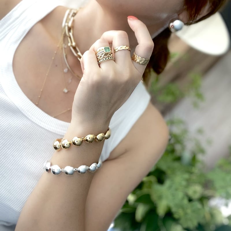 Ete ドームブレスレット（ゴールド）※オンラインショップ限定商品 | La