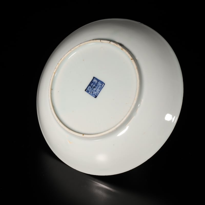 明 古染付魚に魚藻文五寸皿 | LYAN ARTS' Collection online shop