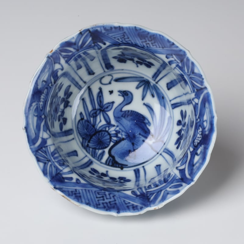 明 古染付芙蓉手花鳥文小鉢 二十客揃 | LYAN ARTS' Collection onl