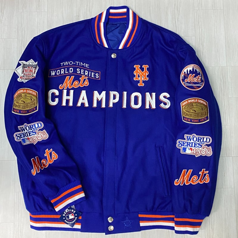 MLB公式 JHデザイン NY Mets メッツ 限定 チャンピオンズ リバーシブル