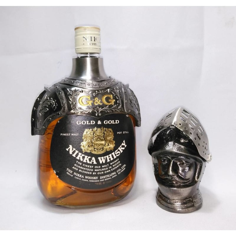 特級 ニッカウヰスキーG&G 西洋カブト付き NIKKA GOLD&GOLD THE FINE