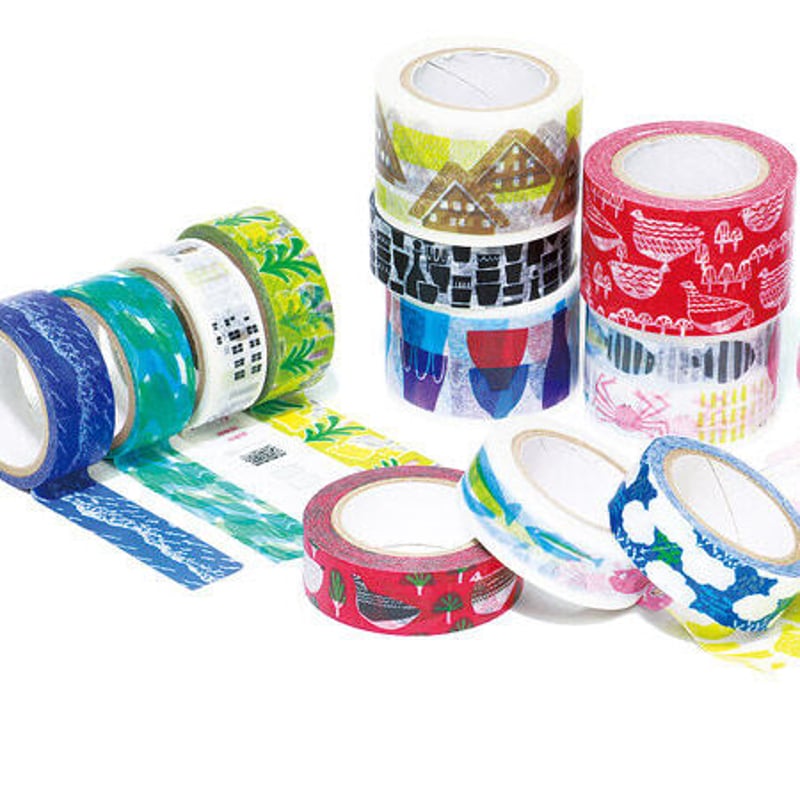 富山もよう】マスキングテープ 6個セット(幅15mm) | 高岡伝渡 -online