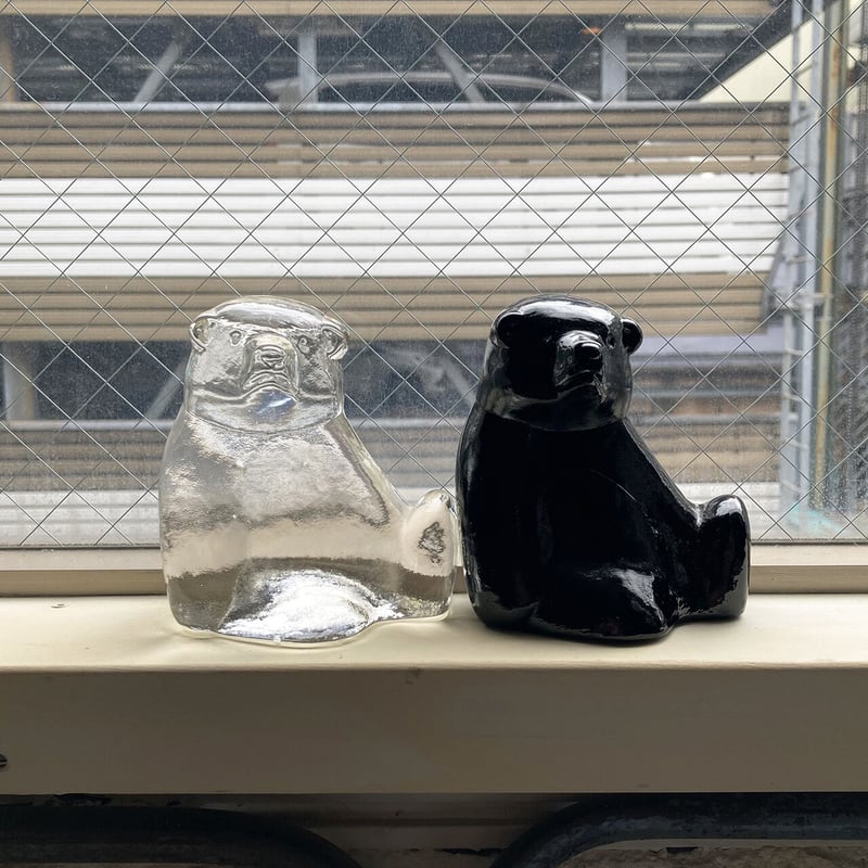 Humppila Glass karhu Finland | retro number