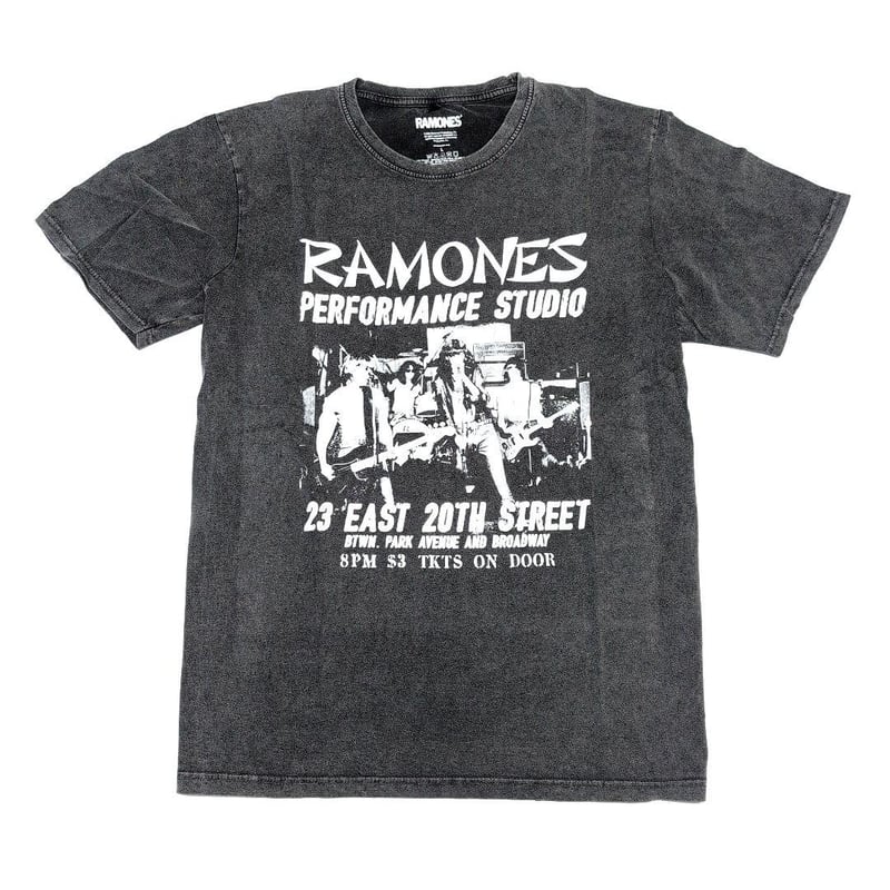 RAMONES ラモーンズ Tシャツ バンドTシャツ チャコールグレー EAST