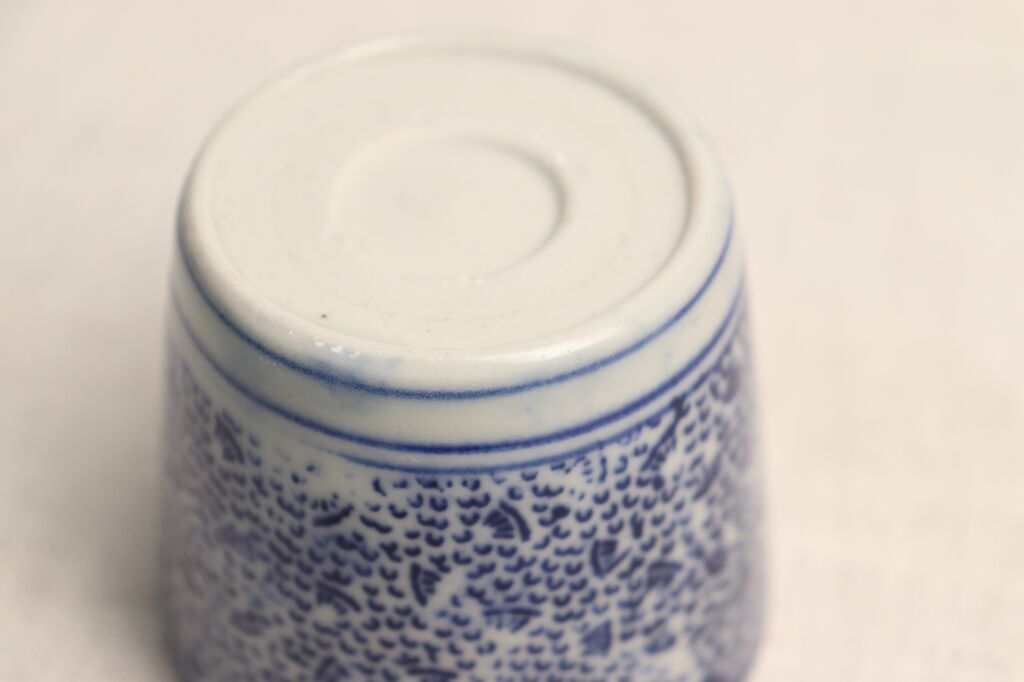 明治前期紙刷微塵唐草文そば猪口 | 吉祥寺PukuPuku