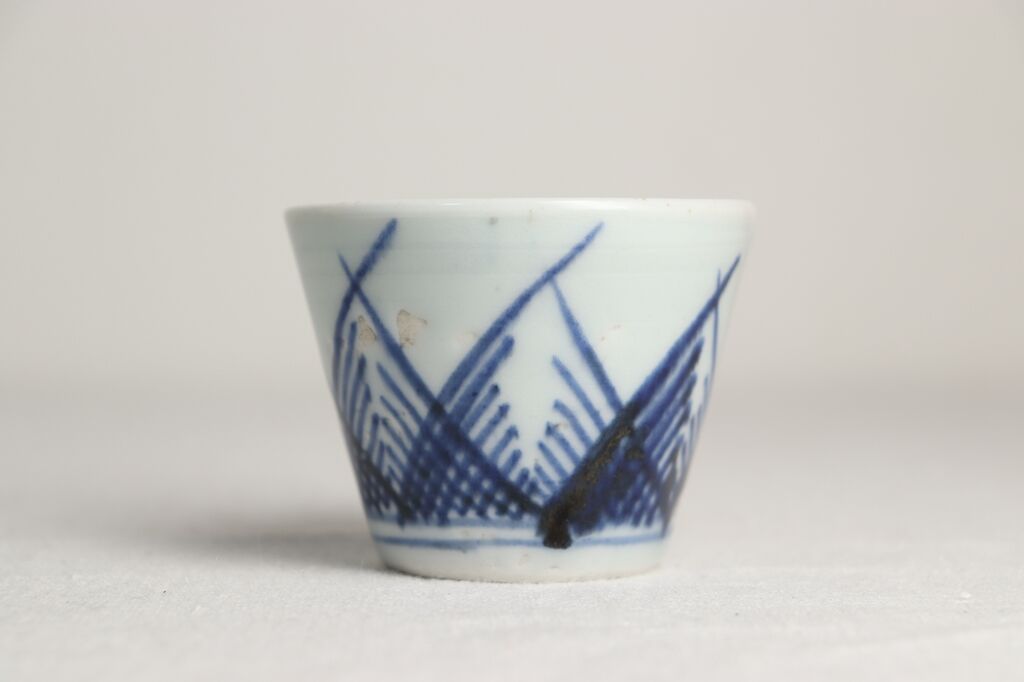 明治前期染付交差文そば猪口 | 吉祥寺PukuPuku