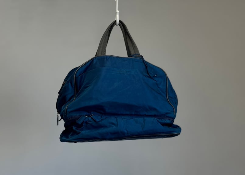 90-00s prada sports nylon bag blue | weekend tokyo