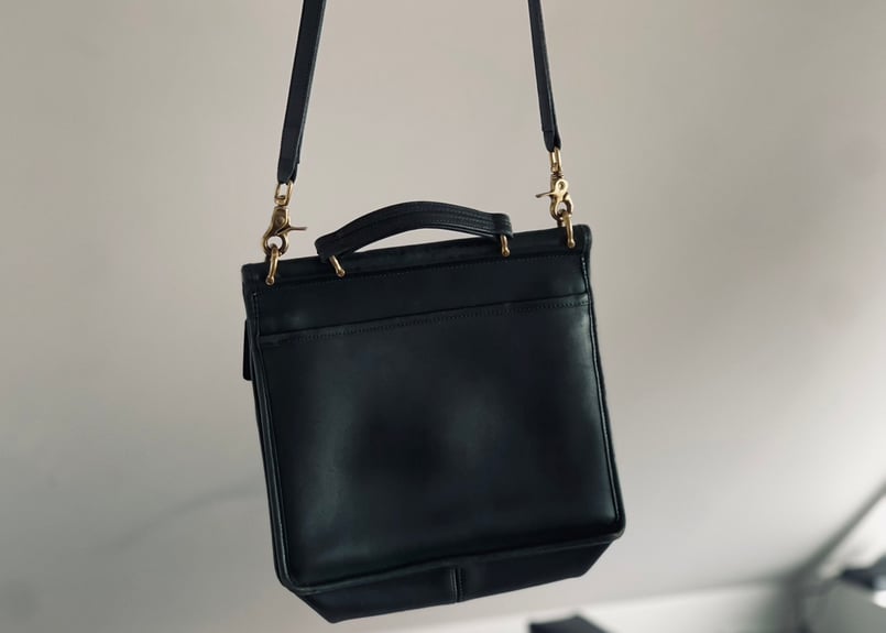 old coach green shoulder bag | weekend tokyo