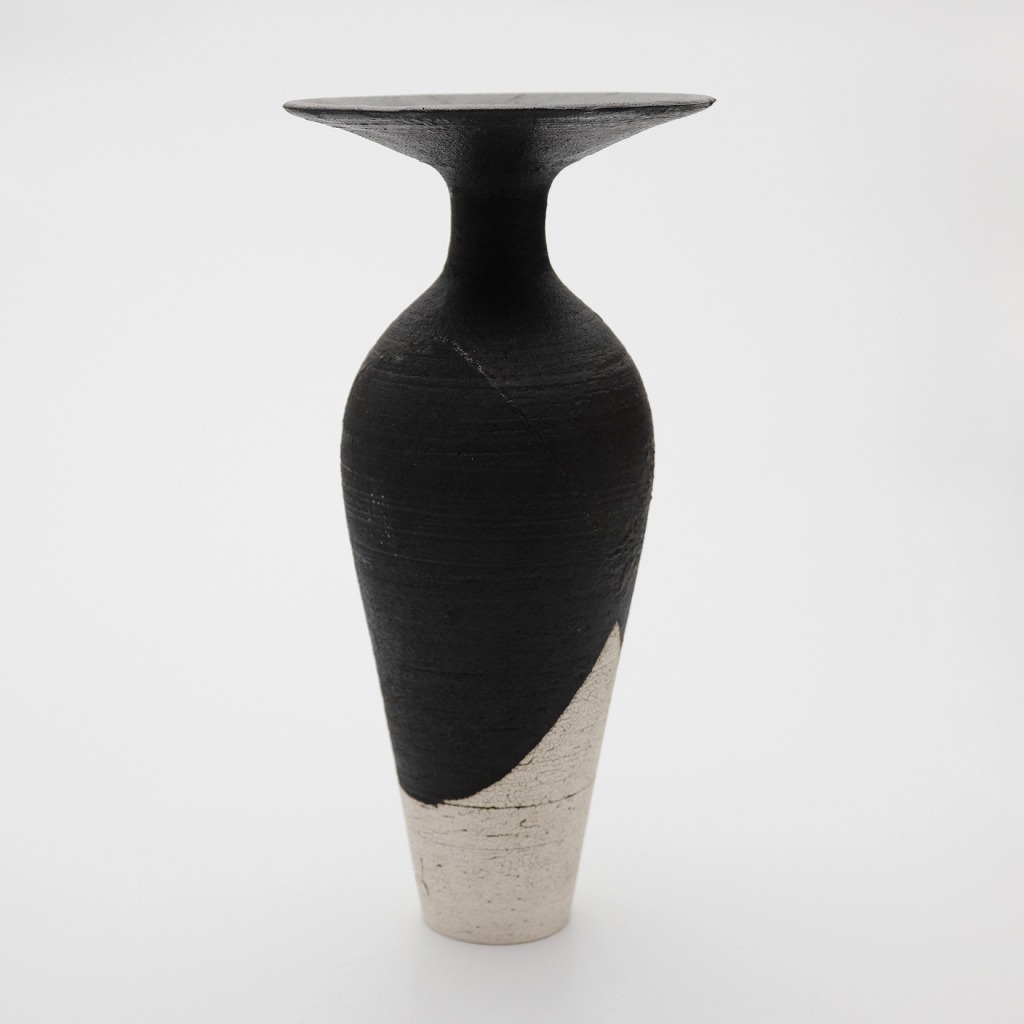 KANSAI NOGUCHI 野口寛斉 JOMON Yakishime Vase 19 | L