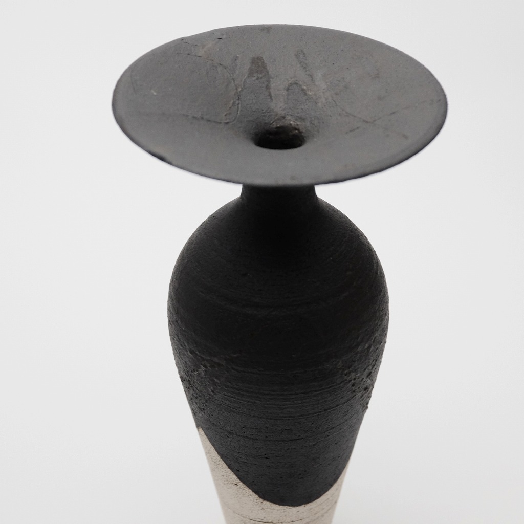 KANSAI NOGUCHI 野口寛斉 JOMON Yakishime Vase 19 | L