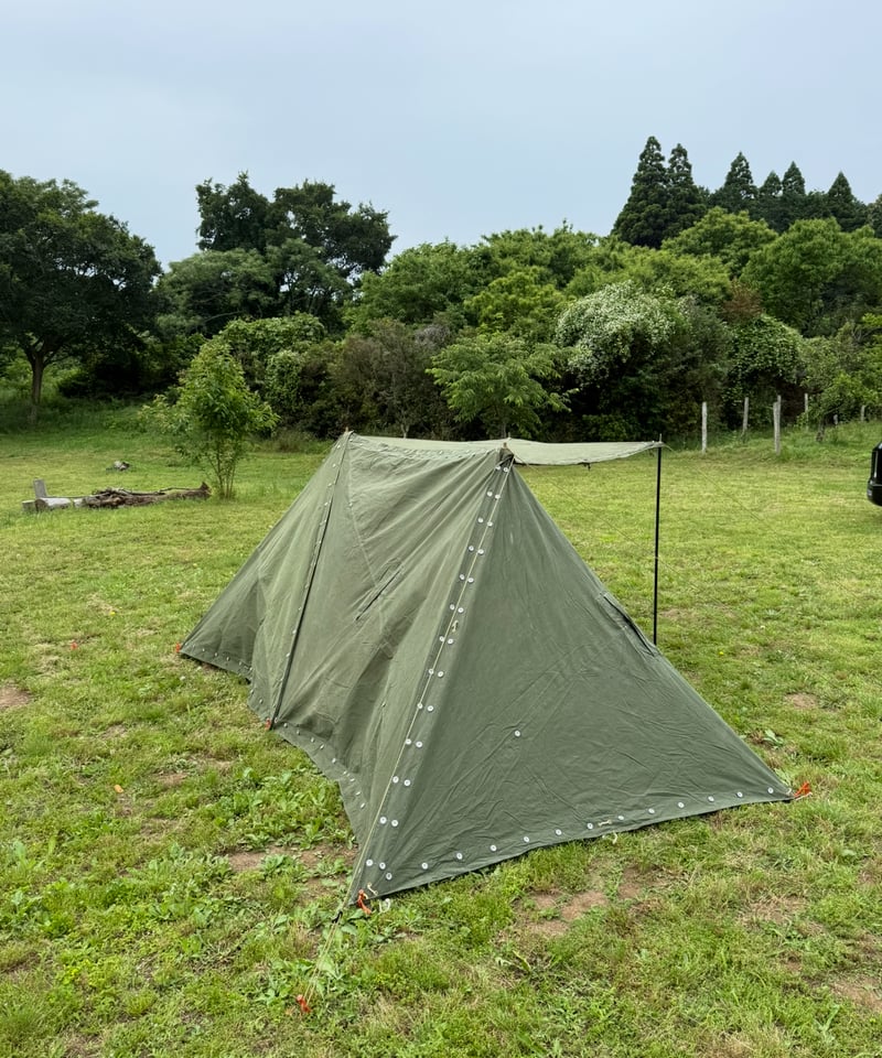 ノルウェー軍幕 1枚 used USED ノルウェー軍幕テントシート ポンチョ