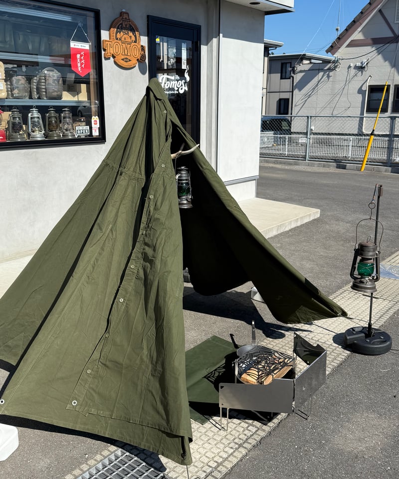 軍幕❗️ポーランド軍ポンチョテント | ヴィンテージランタン販売のお