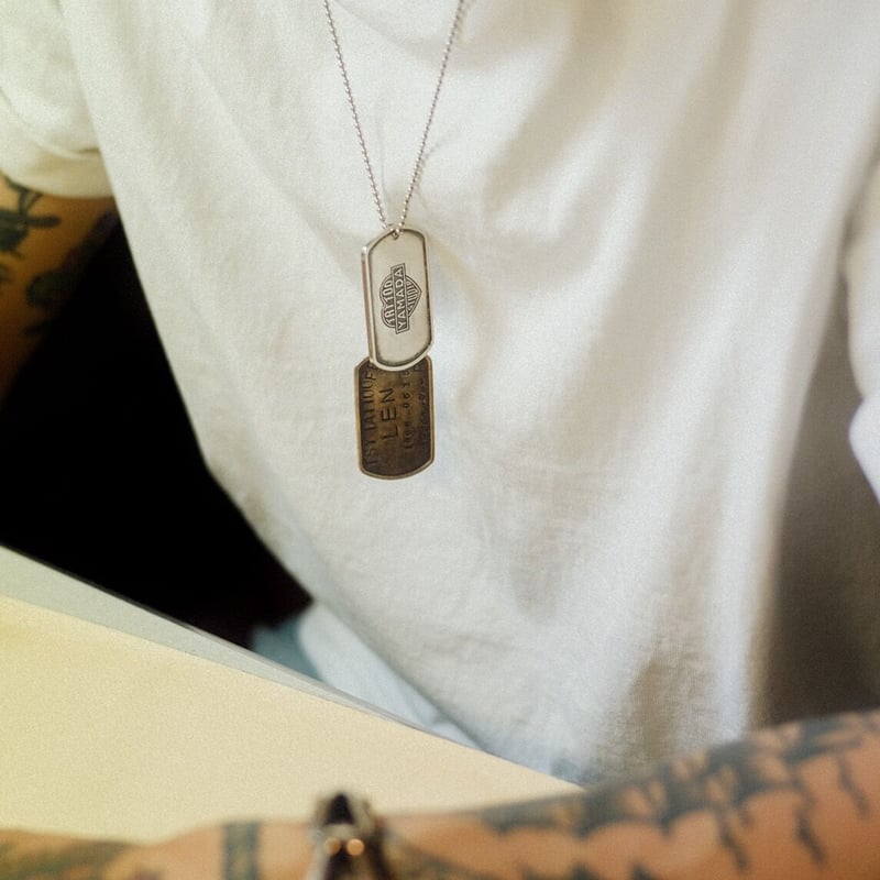 TSY DOG TAG CHARM | tattoostudioyamada STORE