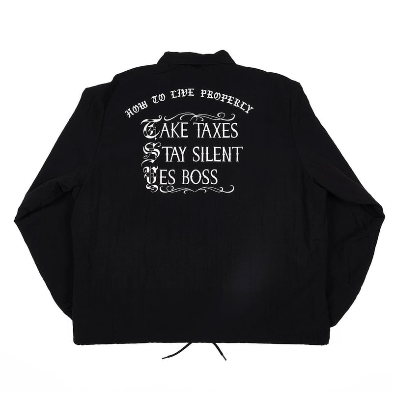 HOW TO LIVE PROPERTY COACH JACKET // BLACK | ta