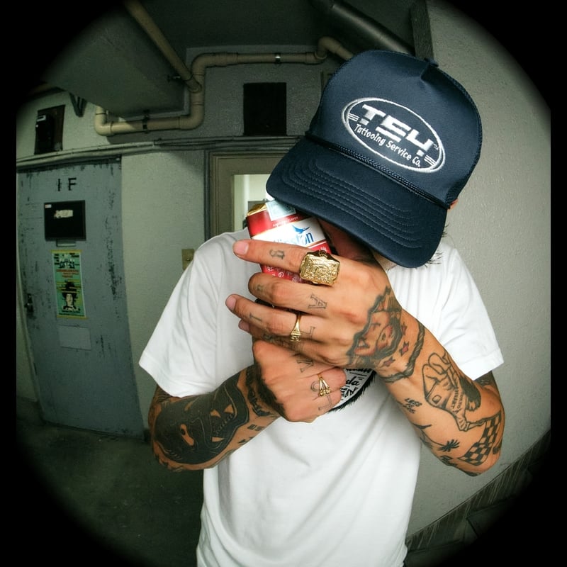 tattoo studio yamada 山田蓮 cap tattoo studio yamada 山田蓮着用