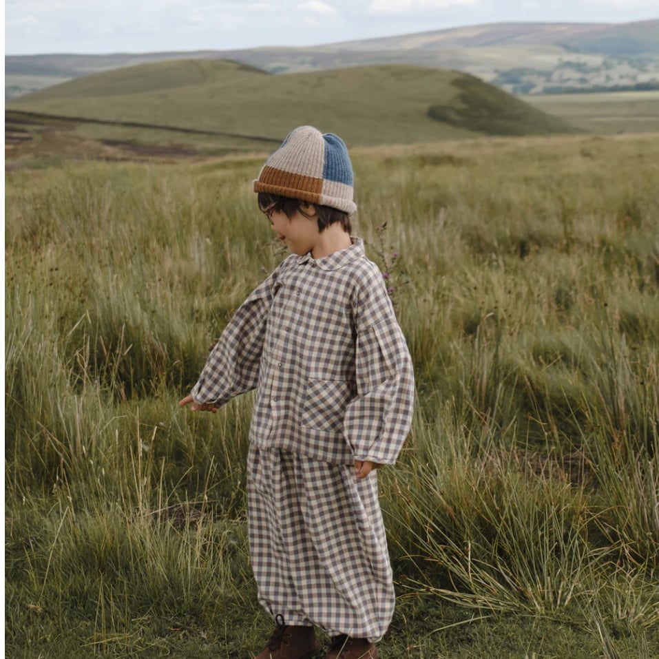 organic zoo】Shoreline Gingham Lodge Pants | lana