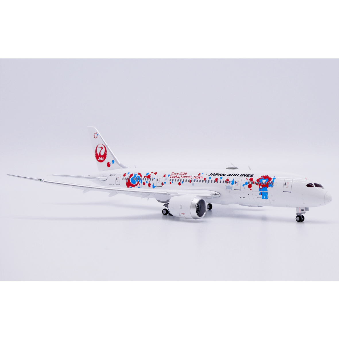 非売品・新商品情報】1/400 787-8 JAL「ミャクミャクJET 2号機」 JA82