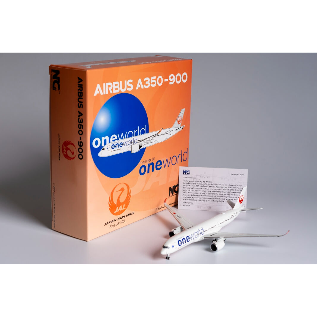 非売品・新商品情報】1/400 A350-900 JAL「ワンワールド塗装」 JA15