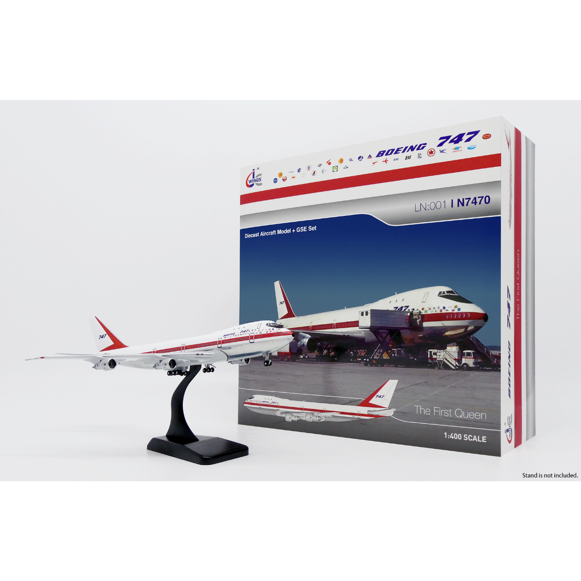 訳あり】【特売セール商品】1/400 747-100 ボーイング社「First
