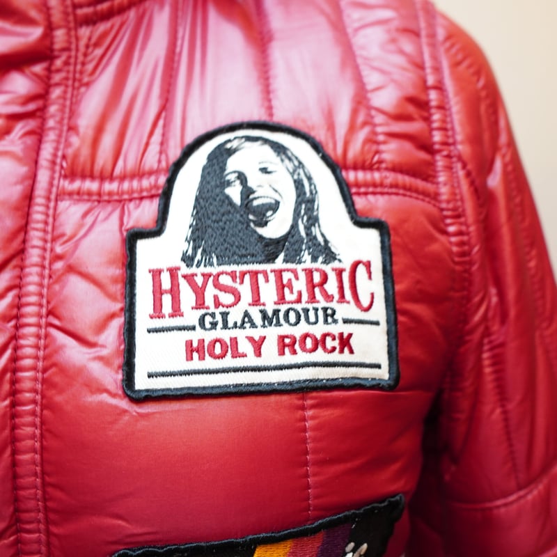 HYSTERIC GLAMOUR ヒステリックグラマー ダウンジャケット レッド