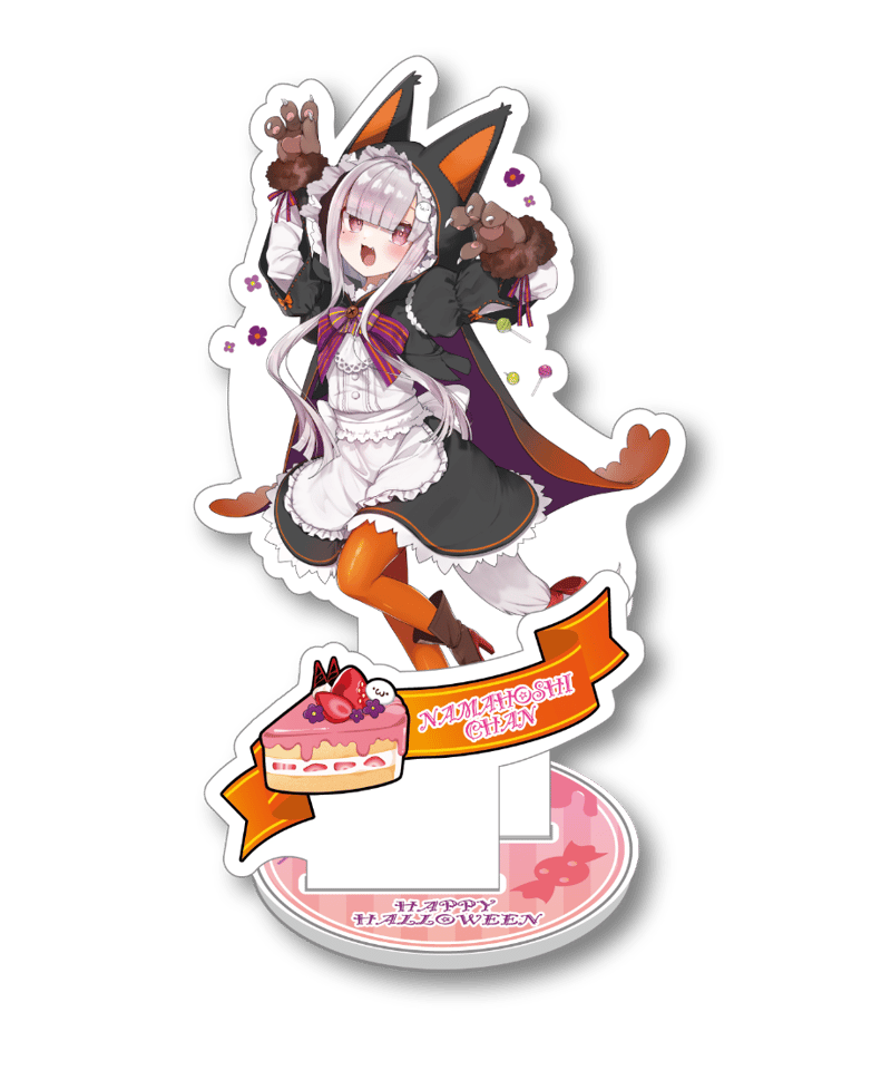 深層組ハロウィン2023】アクリルスタンド(全員集合ver)キャンディ缶付