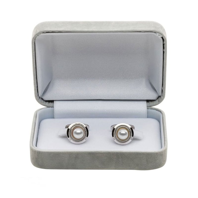 フォーマルカフス - 純銀製（Silver925）＆本真珠 3003 | Ringwood O