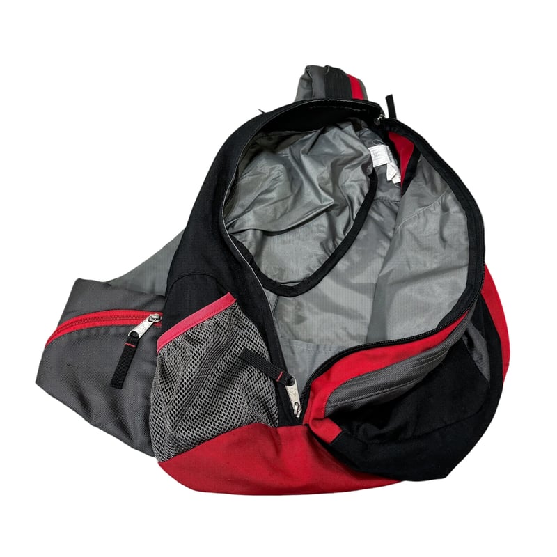 90-00s JANSPORT Black × Red design one shoulder