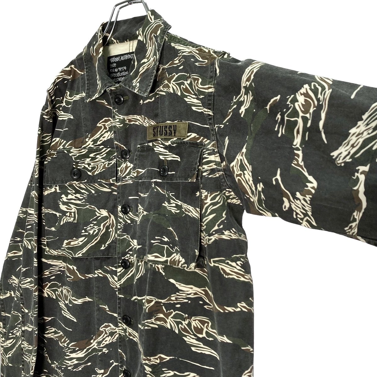 STUSSY ATHLETIC OUTER GEAR Tigerstripe camo jac