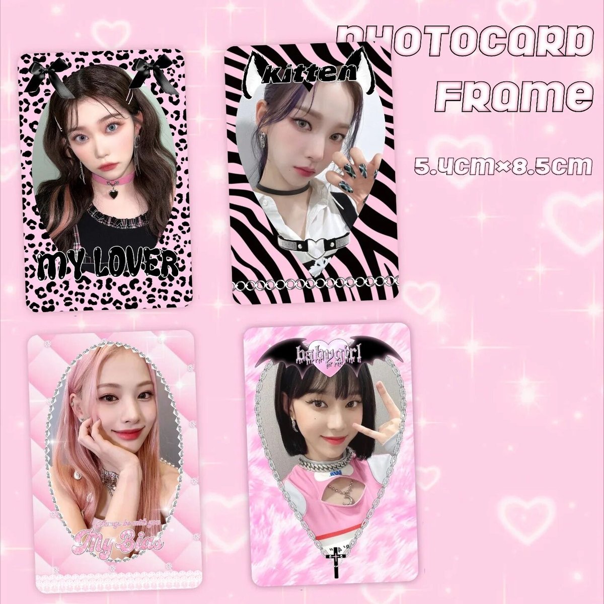 ♡°｡ Photocard Frame トレカフレーム 4枚セット blackpink.ver