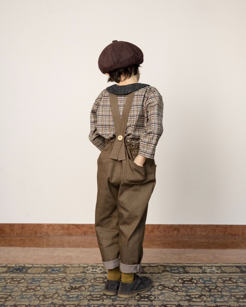 HELLO LUPO - Lupo Jeans / brown denim (18m〜5y s
