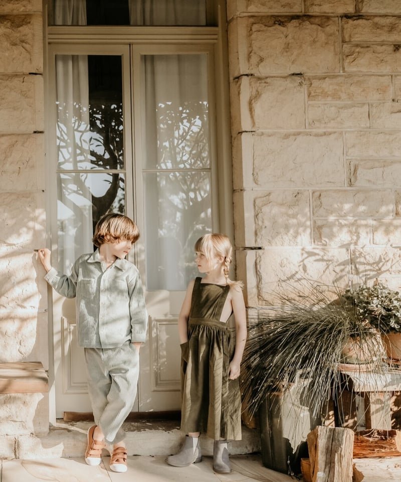 son and daughter - LUNA PINAFORE DRESS | UANDEL