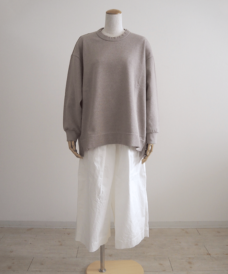 カツラギ八分丈ワイドパンツ/ゴーシュ | DONOVAN