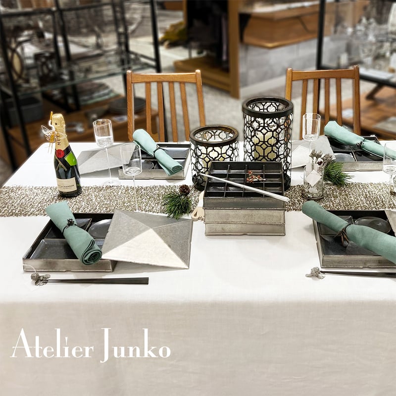 銀彩 家型七段重 仕切り JZR-8002-4~6 | Atelier Junko EC shop